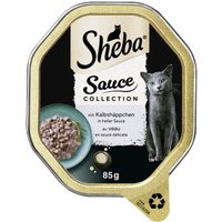 Sheba Sauce Collection 22 x 85 g mit Kalbshäppchen, in Sauce