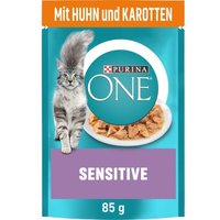 Purina ONE Sensitive mit Huhn & Karotten 26x85g