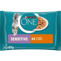 Purina ONE Sensitive Huhn & Karotten 4x85g