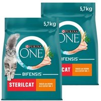 Purina ONE BIFENSIS Sterilcat Huhn 2x5,7 kg