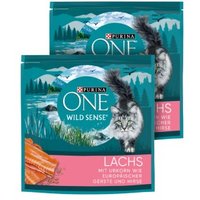 Purina ONE Wild Sense Reich an Lachs 2x1,4 kg