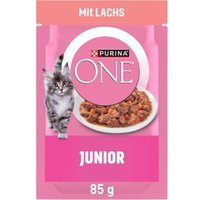 Purina ONE Junior Lachs 26x85g