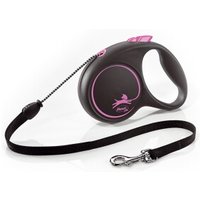 Flexi Black Design Seil pink M, 5 m, 20 kg