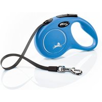 Flexi New Classic Gurt blau S, 5 m, 15 kg