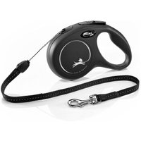 Flexi New Classic Seil schwarz S, 8 m, 12 kg