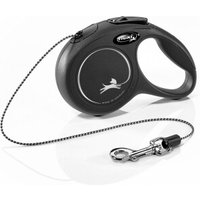 Flexi New Classic Seil schwarz XS, 3 m, 8 kg