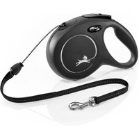 Flexi New Classic Seil schwarz M, 8 m, 20 kg