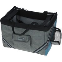 Kerbl Pet Fahrradtasche Vacation für kleine Hunde, Grau/Blau