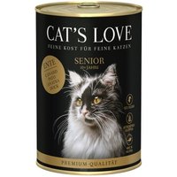 CAT'S LOVE Nassfutter Katze Senior Ente 24x400 g