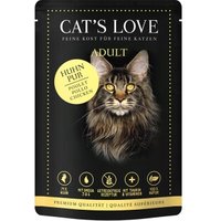 CAT'S LOVE Nassfutter Katze Adult in Gelee Huhn pur 12x85 g