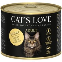 CAT'S LOVE Nassfutter Katze Adult Huhn 12x200 g