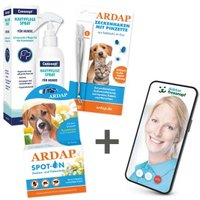 ARDAP Dr. Fressnapf Floh- und Zeckenschutz-Paket für Hunde M