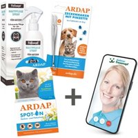 ARDAP Dr. Fressnapf Floh- und Zeckenschutz-Paket für Katzen M