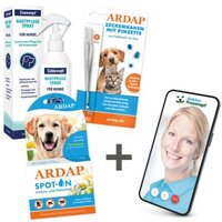 ARDAP Dr. Fressnapf Floh- und Zeckenschutz-Paket für Hunde L