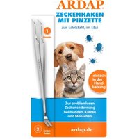 ARDAP Zeckenzange Edelstahl