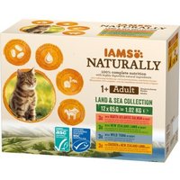 IAMS Naturally Adult 12x85g Land und Sea Collection
