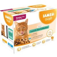 IAMS Delights Senior Land & Sea Collection 12x85g