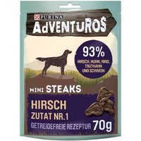 Adventuros Mini Steaks Hirsch 7x70g