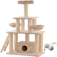 Rohrschneider ® XXL Katzenbaum Ginni, mit Gratis-Spielball,