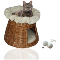 Rohrschneider ® Katzenturm mit Höhle und Gratis-Beigabe