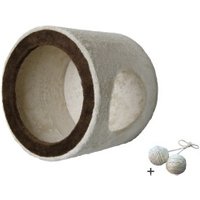 Rohrschneider ® Wandhöhle , mit Gratis-Spielball, beige