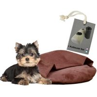 Rohrschneider ® Liegekissen inkl. Gratis-Beigabe, Kuschelinsel Samt "Valley" altrosa S