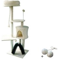 Rohrschneider ® Katzenbaum Lasai, mit Gratis-Spielball,
