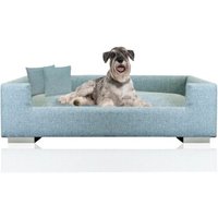 Rohrschneider ® Hundesofa, Hundebett für mittelgroße und grosse Hunde, inkl. 2x Dekokissen