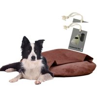 Rohrschneider ® Liegekissen inkl. Gratis-Beigabe, Kuschelinsel Samt "Valley" altrosa L