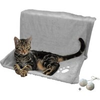 Rohrschneider ® Heizkörperliege, mit Gratis-Spielball, grau