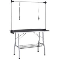 VidaXL Verstellbarer Hundepflegetisch 110 x 60 x 76 cm (L x B x H)