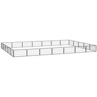 VidaXL Hunde Laufstall / Freilaufgehege 7 m, 5 m, 50 cm
