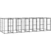 VidaXL Hundehütte 6,6 m, 2,2 m, 1,8 m