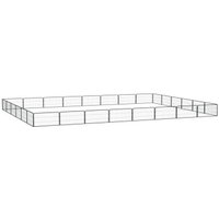 VidaXL Hunde Laufstall / Freilaufgehege 8 m, 6 m, 50 cm