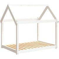 VidaXL Hundebett XXL (111x80x100) aus Kiefernholz weiß