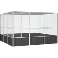 VidaXL Vogelkäfig Verzinkter Stahl Vogelvoliere Vogelhaus mehrere Auswahl 3,025 m, 3,245 m, 2,115 m