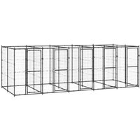 VidaXL Hundehütte 5,5 m, 2,2 m, 1,8 m
