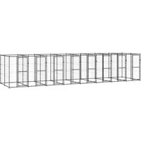 VidaXL Hundehütte 8,8 m, 2,2 m, 1,8 m