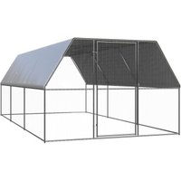 VidaXL Outdoor Hühnerkäfig / Hühnerstall mit Komplettüberdachung 3 m, 6 m, 2 m