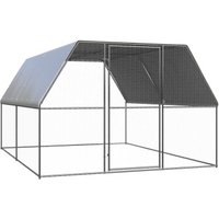 VidaXL Outdoor Hühnerkäfig / Hühnerstall mit Komplettüberdachung 3 m, 4 m, 2 m