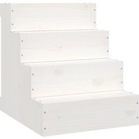VidaXL Haustiertreppe L (40x49x47 cm) weiß