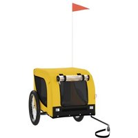 VidaXL Fahrradanhänger 133x69x73,5cm (L x B x H) gelb