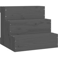 VidaXL Haustiertreppe M (40x37,5x35 cm) grau