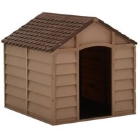 VidaXL Hundehütte Braun PP Hundehaus Hundehöhle Hundebox 71 cm, 71,5 cm, 68 cm