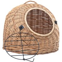 VidaXL Katzentransporter Braun 42 cm, 40 cm, 50 cm