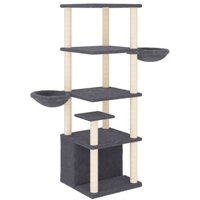 VidaXL Kratzbaum dunkelgrau
