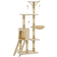 VidaXL Kratzbaum 138cm beige