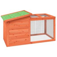 VidaXL Kaninchenstall 100,5x54x55cm (L x B x H) naturfarben