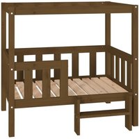 VidaXL erhöhtes Hundebett aus Kiefernholz braun 73,5 cm, 90 cm, 73,5 cm