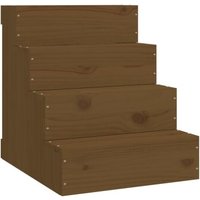 VidaXL Haustiertreppe L (40x49x47 cm) dunkelbraun